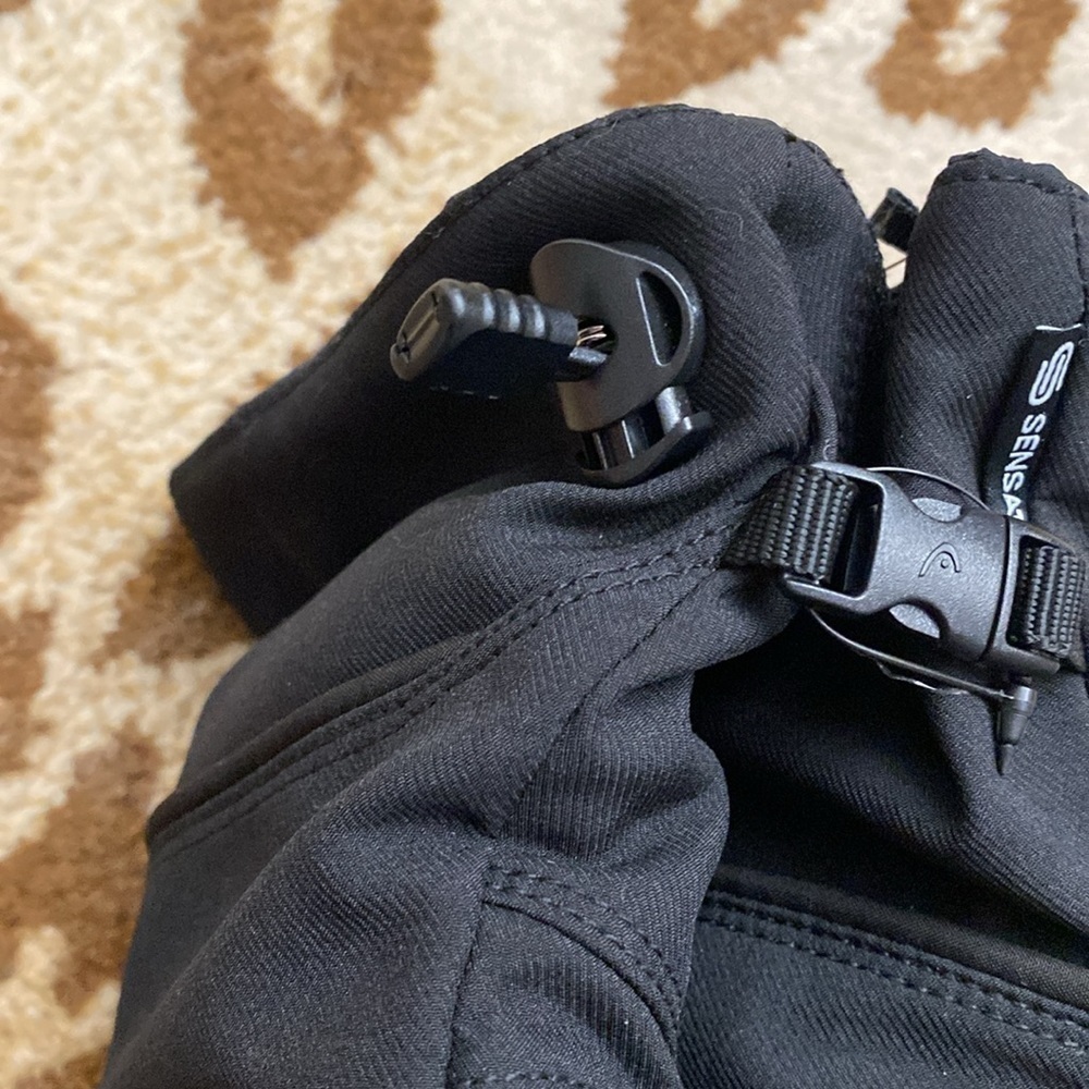 NWT Head Waterproof Breathable Black Winter Ski Snow Gloves SZ XL Zipper Pocket - Picture 3 of 6